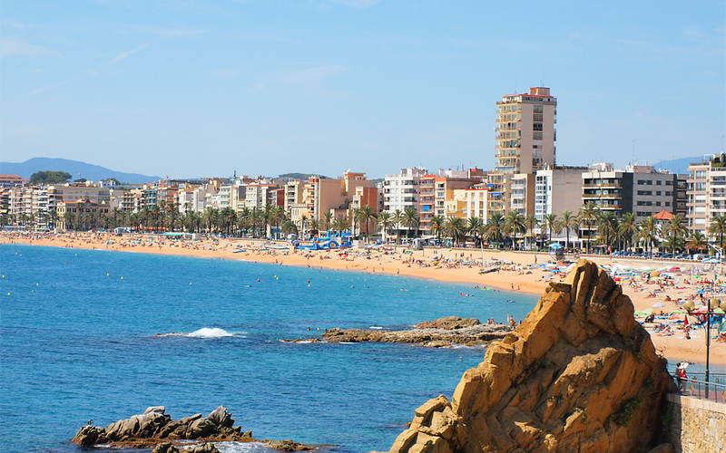 Lloret de Mar, centro turístico de la Costa Brava