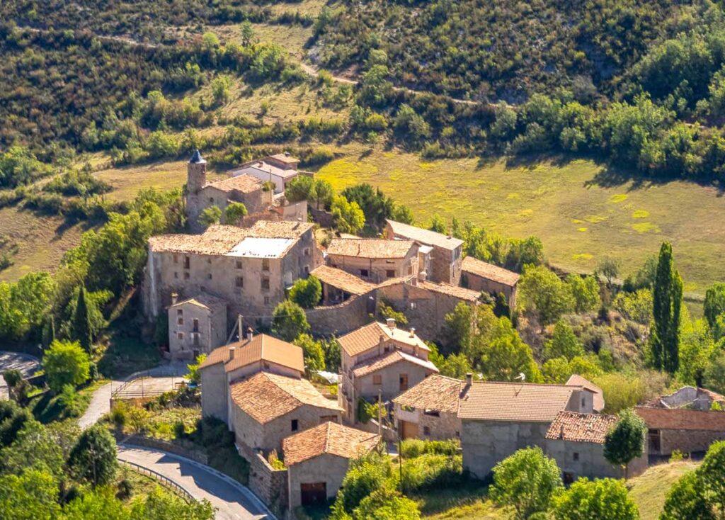 Vista del traçat de Perves