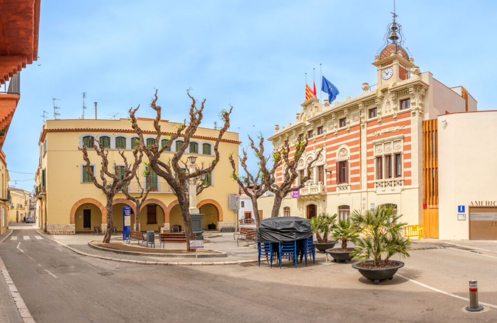 Plaça de la vila Sant Pere de Ribes