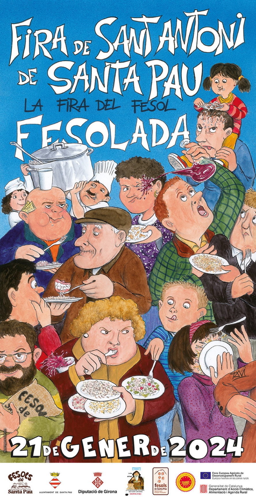 La Feria del Fesol en Santa Pau