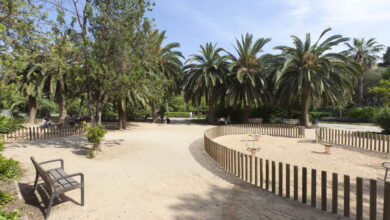 Parc de les aigües, zona d'esbarjo a la ciutat comtal