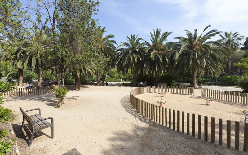 Parc de les aigües, zona d'esbarjo a la ciutat comtal