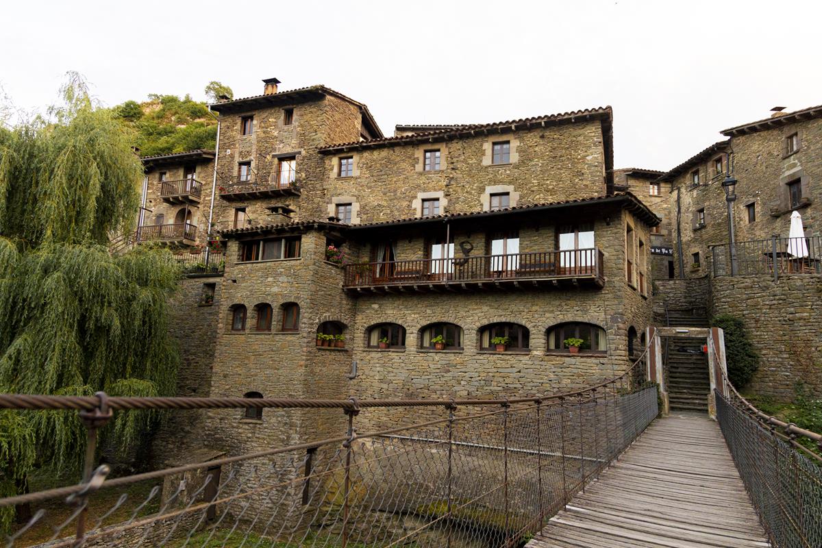 Puente colgante de Rupit